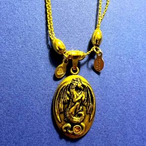 Alex and Ani Dragon Necklace